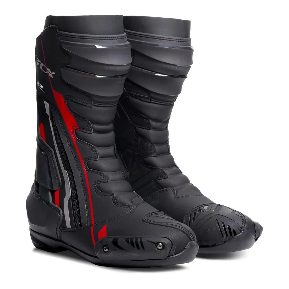 TCX S-TR1 BOOTS MOTOCROSS BLACK/RED/WHITE