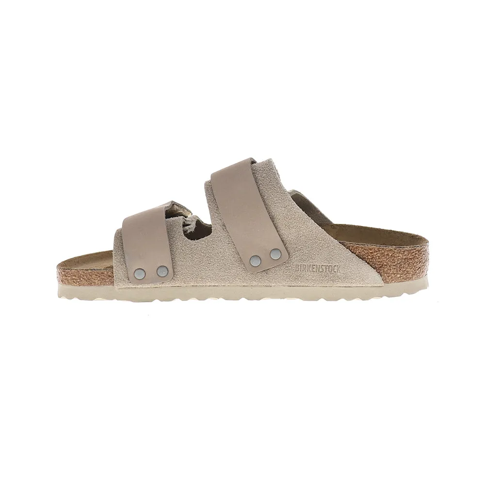 Uji Suede Footbed Sandals