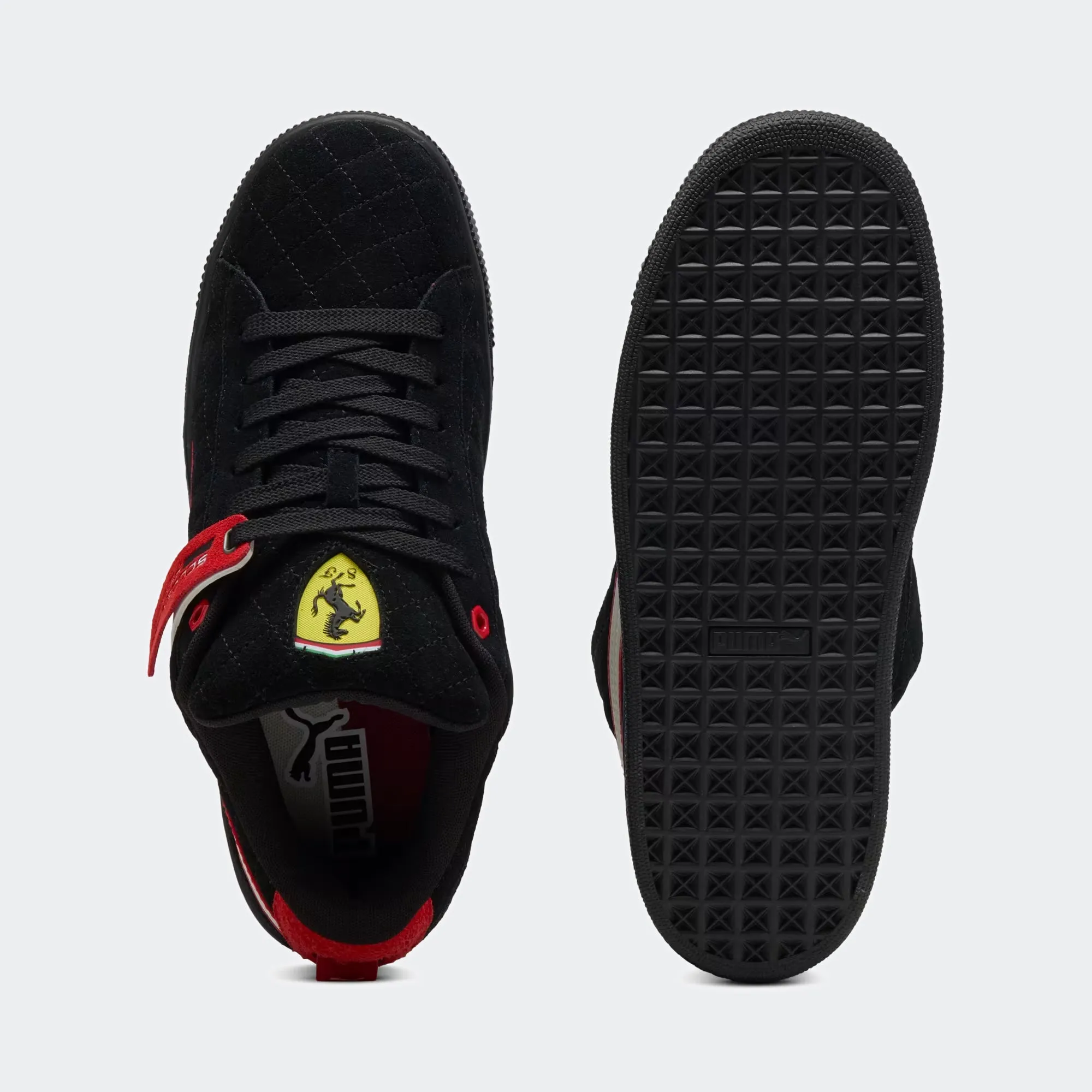 Unisex PUMA Scuderia Ferrari Suede XL Hero Sneakers Black