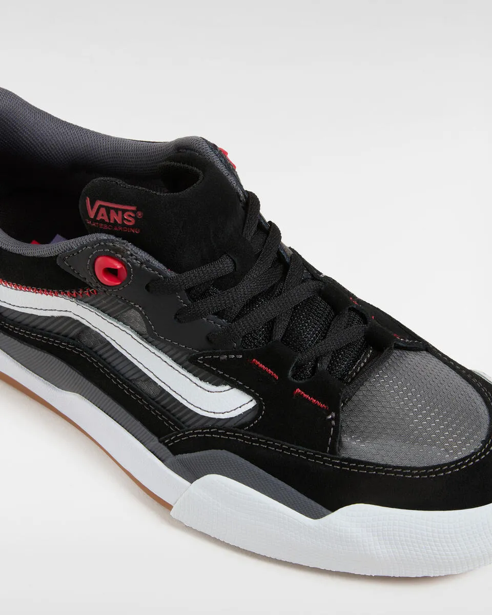 Vans Men's Skate Wayvee 2.0 Shoes Black/White/Red VN000D5DBWT