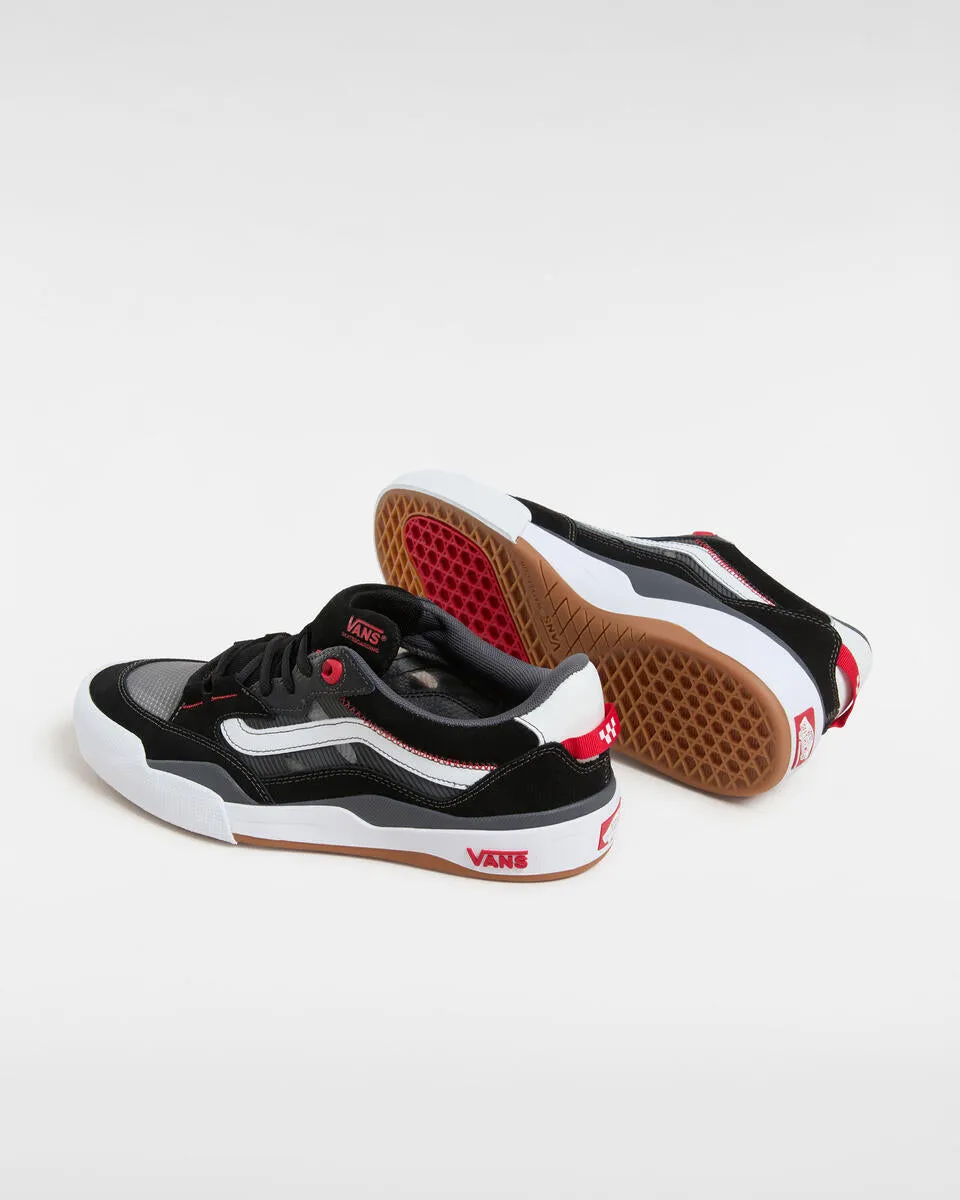 Vans Men's Skate Wayvee 2.0 Shoes Black/White/Red VN000D5DBWT