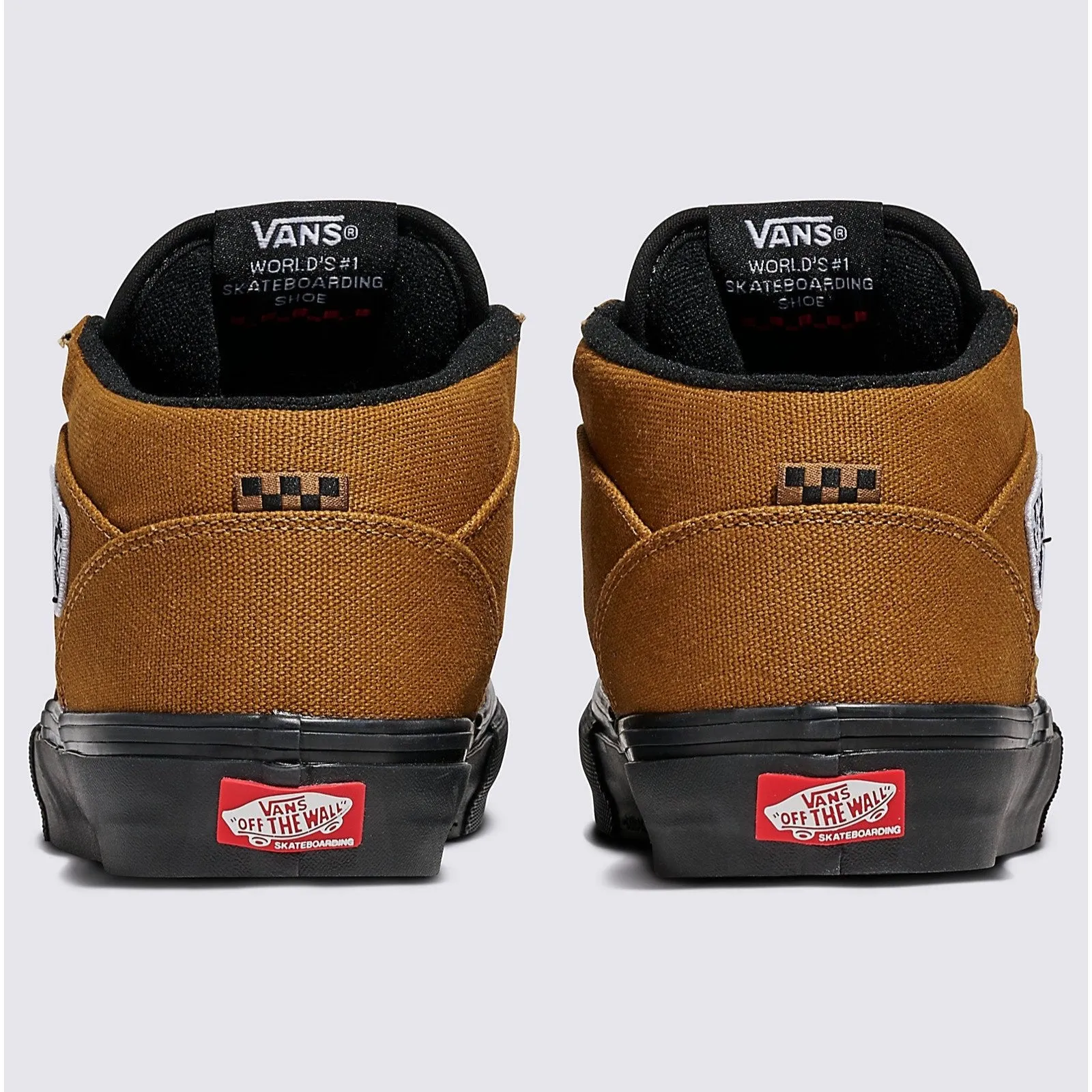 Vans Skate Half Cab Skateboard Shoe - Duck Canvas/Golden Brown