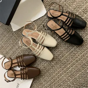 Vintage Fairy Tale Braided Roman Flat Shoes