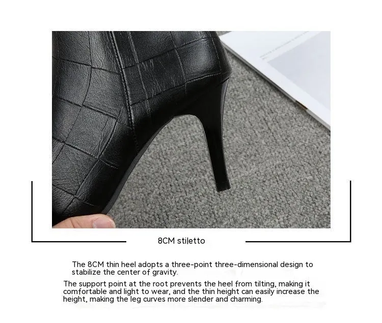 Women's Leather Martin Ankle Boots